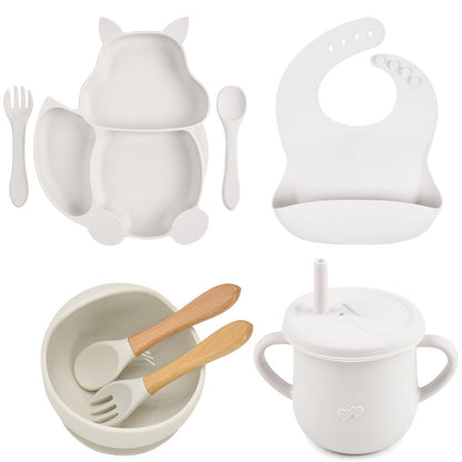 Silicone Children's Tableware – Baby Feeding & Training Set