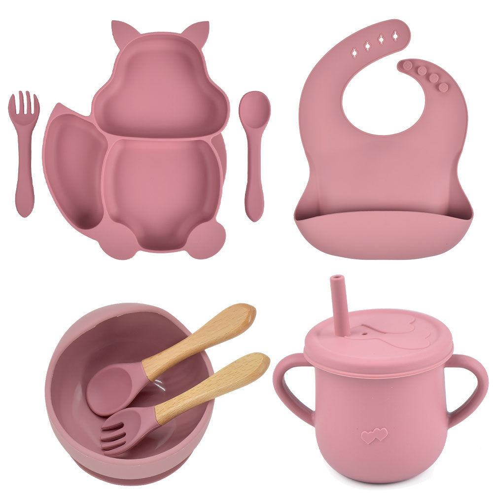 Silicone Children's Tableware – Baby Feeding & Training Set