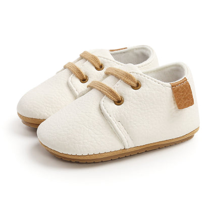 Spring & Autumn Leather Baby Walking Shoes – Soft & Durable for Little Feet