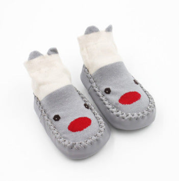 Non-Slip Baby Shoes & Socks – Soft-Soled Cotton Toddler Footwear for Comfort