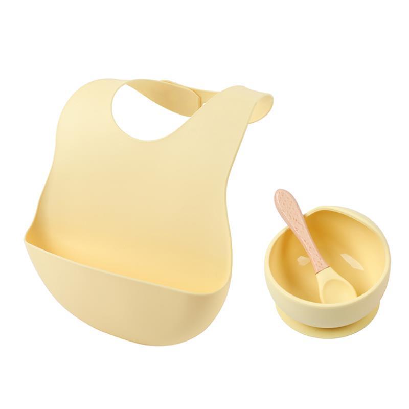 Waterproof Silicone Feeding Bib for Kids – Easy Clean & Comfortable!