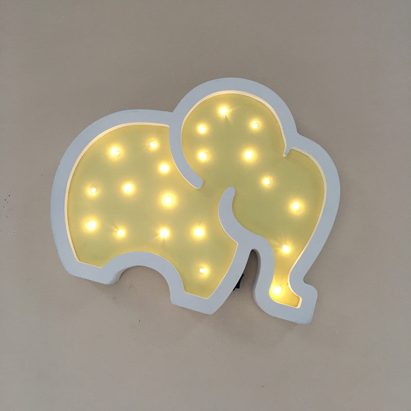 Adorable Baby Elephant LED Night Light – Soft & Soothing Glow