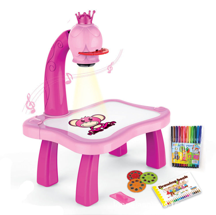 "Kids' Smart Projector Table – Drawing and painting toy for creative play"
"Interactive smart projector table – Fun drawing and painting toy for kids"
"Non-toxic kids' smart projector – Educational drawing and painting table"
"Durable smart projector table – Creative art and painting toy for toddlers"
"Kids' drawing and painting projector – Smart table toy for artistic development"