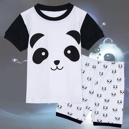 Adorable Panda Summer Pajamas for Kids