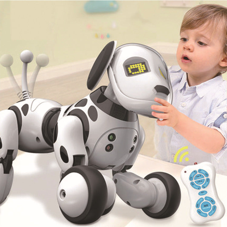 "Remote Control Robot Dog – Smart electronic pet toy for kids"
"Interactive robot dog toy – Fun and educational remote control pet for children"
"Smart electronic robot dog – Engaging and programmable pet toy for kids"
"Durable remote control dog toy – Safe and interactive robotic pet for toddlers"
"Kids' smart pet toy – Remote control robot dog with interactive features"