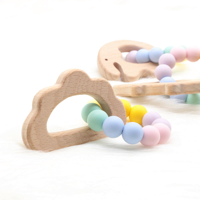 "Soft Silicone Teether Bracelet – Safe & BPA-Free Baby Teething Toy"
"Soft Baby Teether Bracelet – Gentle on Gums, Easy to Hold"
"BPA-Free Silicone Teething Bracelet for Babies – Relieves Sore Gums"
 "Soft & Flexible Baby Teether Bracelet – Happy Gums, Happy Baby"
"Non-Toxic Silicone Teether Bracelet – Perfect for Teething Relief"