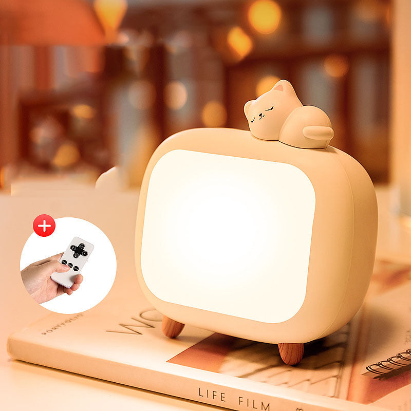 Rechargeable Remote Control Night Light – Perfect for Baby Feeding & Eye Care