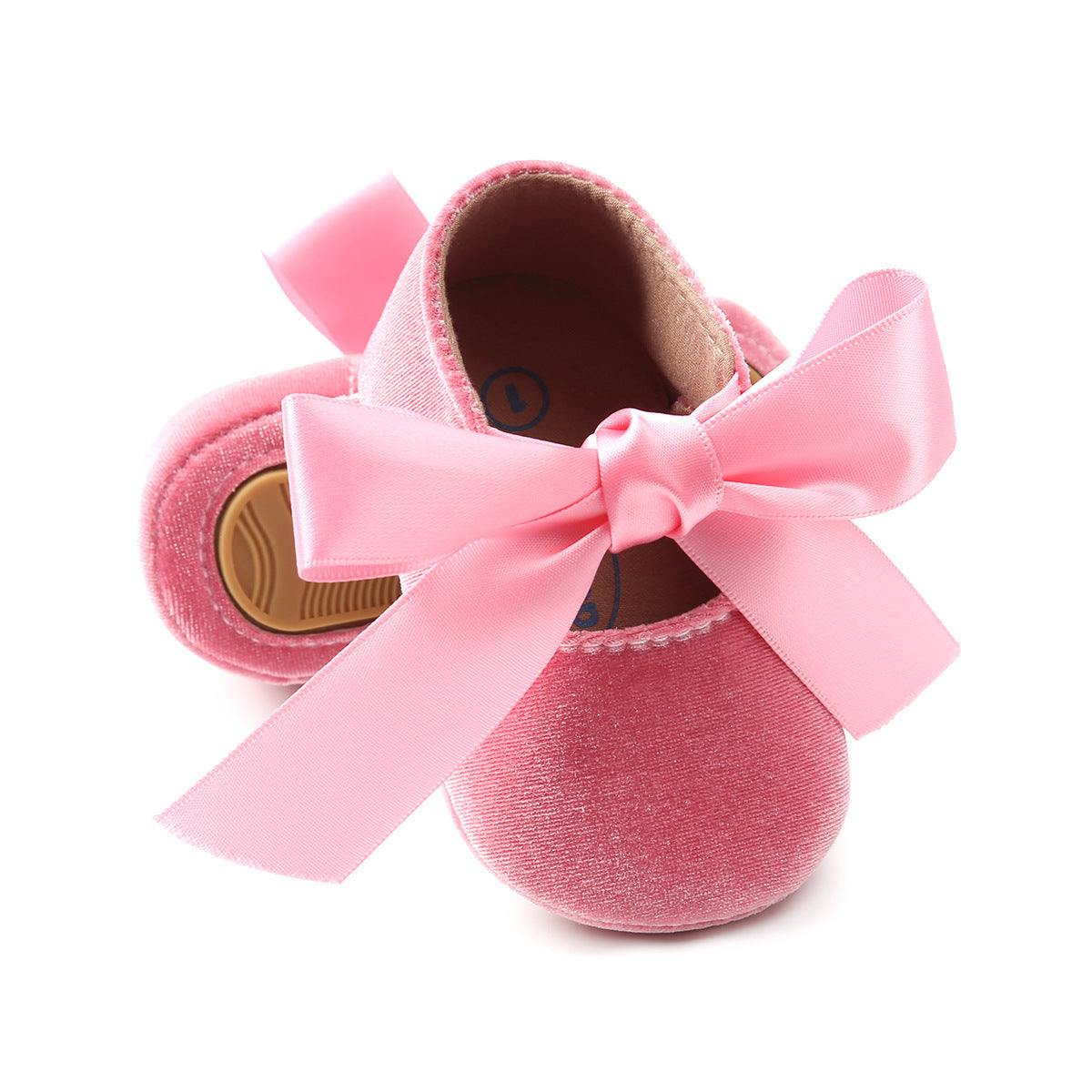 Ribbon Baby Princess Shoes – Soft-Soled Spring & Autumn Toddler Shoes