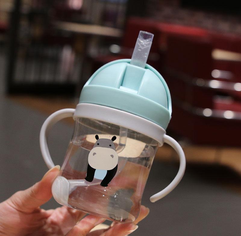 Leak-Proof Kids' Straw Cup – Drop-Proof & Anti-Choke Sippy Cup