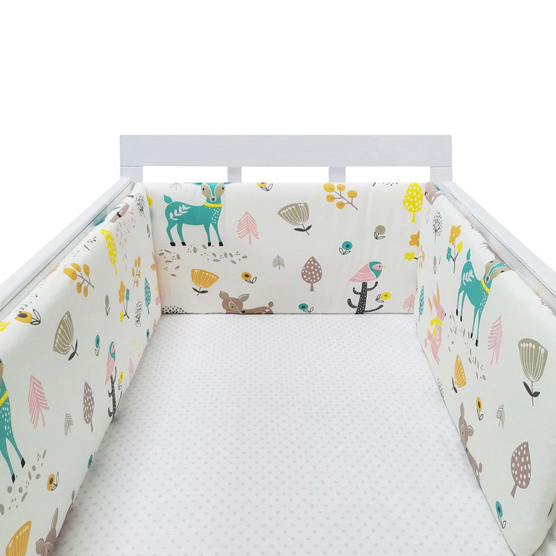 Baby Crib Bumper – Soft Cotton Bedding Set