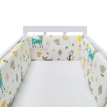 Baby Crib Bumper – Soft Cotton Bedding Set