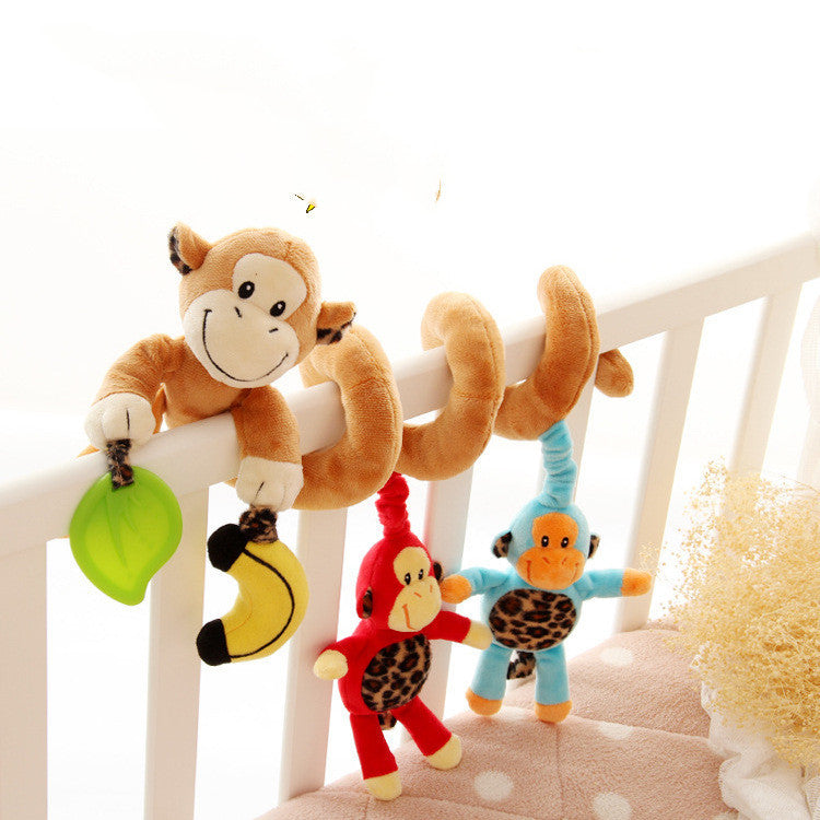 "Baby Crib Spiral Toy – Plush rattle and hanging stroller mobile for infants"
"Soft and interactive crib spiral toy – Fun plush rattle for babies"
"Hanging stroller mobile – Cute plush spiral toy with rattle for newborns"
"Non-toxic baby crib toy – Safe and engaging spiral plush rattle"
"Adorable crib spiral plush toy – Hanging mobile for baby’s entertainment"