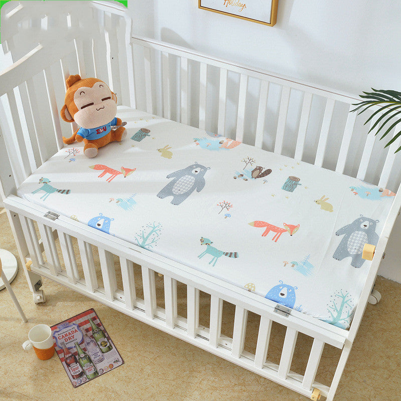 Soft Cotton Baby Cot Cover – Cozy & Protective Bedspread