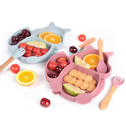 Silicone Children's Tableware – Baby Feeding & Training Set