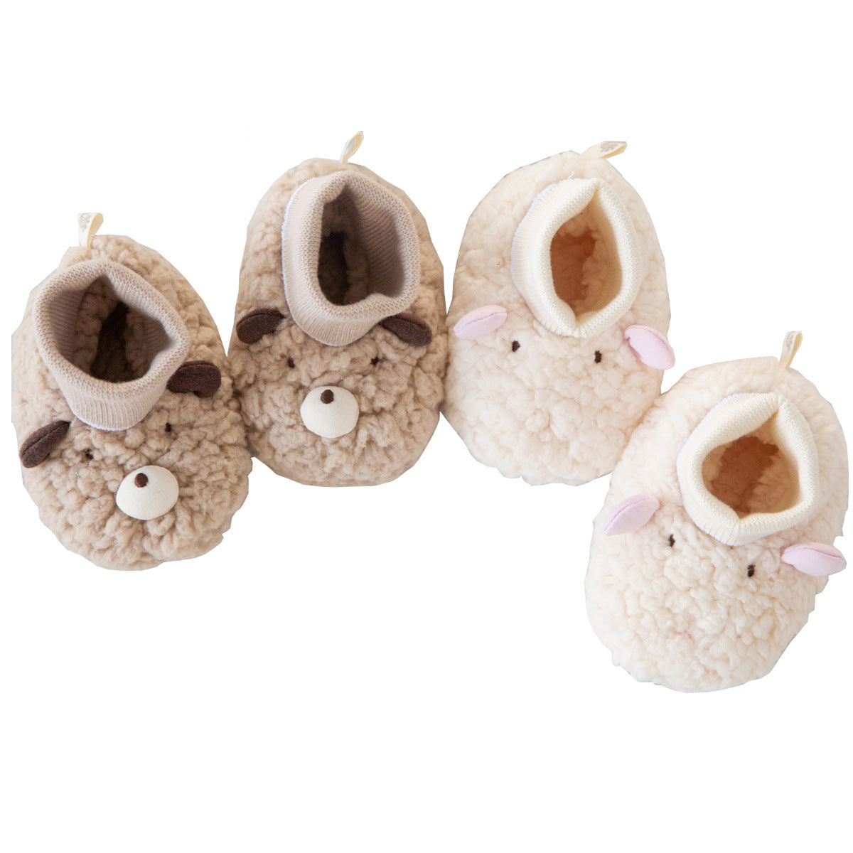 Thick Lamb Wool Baby Shoes & Socks – Soft, Warm, and Cozy for Little Feet