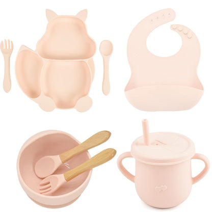 Silicone Children's Tableware – Baby Feeding & Training Set