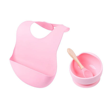 Waterproof Silicone Feeding Bib for Kids – Easy Clean & Comfortable!