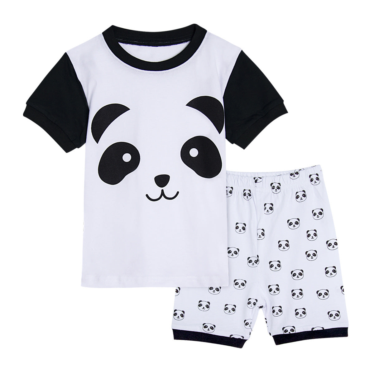 Adorable Panda Summer Pajamas for Kids