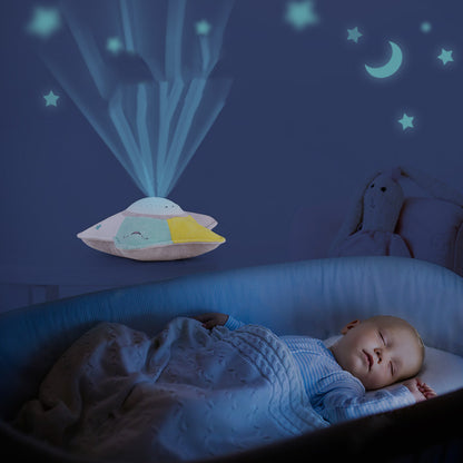 Starfish LED Star Projector – Rotating Moon & Stars Night Light!