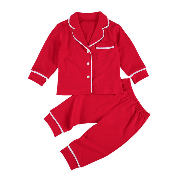 Cotton Two-Piece Pajama Set for Toddler Kids (Baby Girl & Boy)