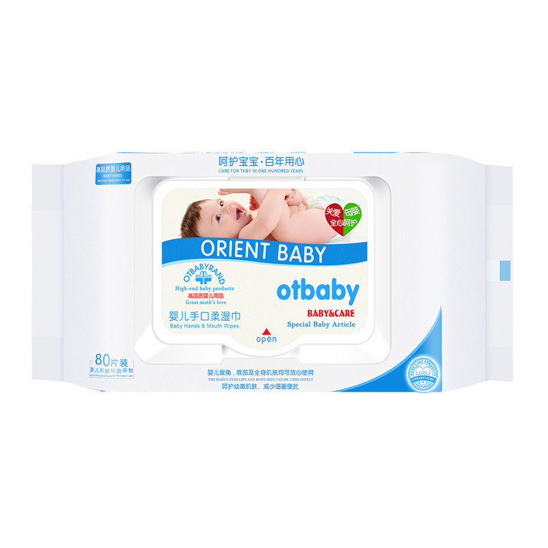 80-Count Baby Wipes with Lid – Convenient and Gentle for Every Change