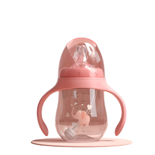 Wide-Diameter Baby Bottle – Sippy Cup for Easy Drinking