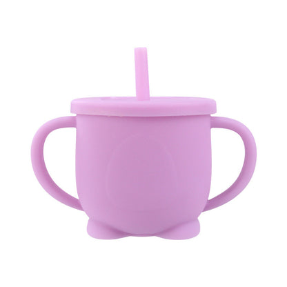 Food-Grade Silicone Sippy Cup – Leak-Proof Baby & Toddler Cup with Lid