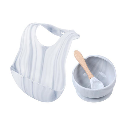 Waterproof Silicone Feeding Bib for Kids – Easy Clean & Comfortable!