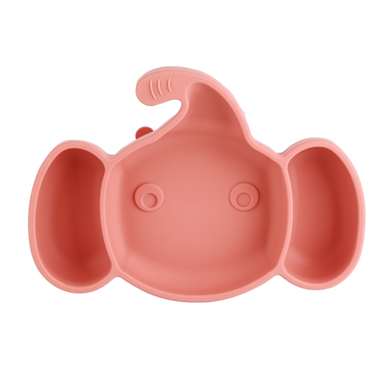 Cute Elephant Baby Suction Plate – Safe Silicone for Self-Feeding (6+ Months)