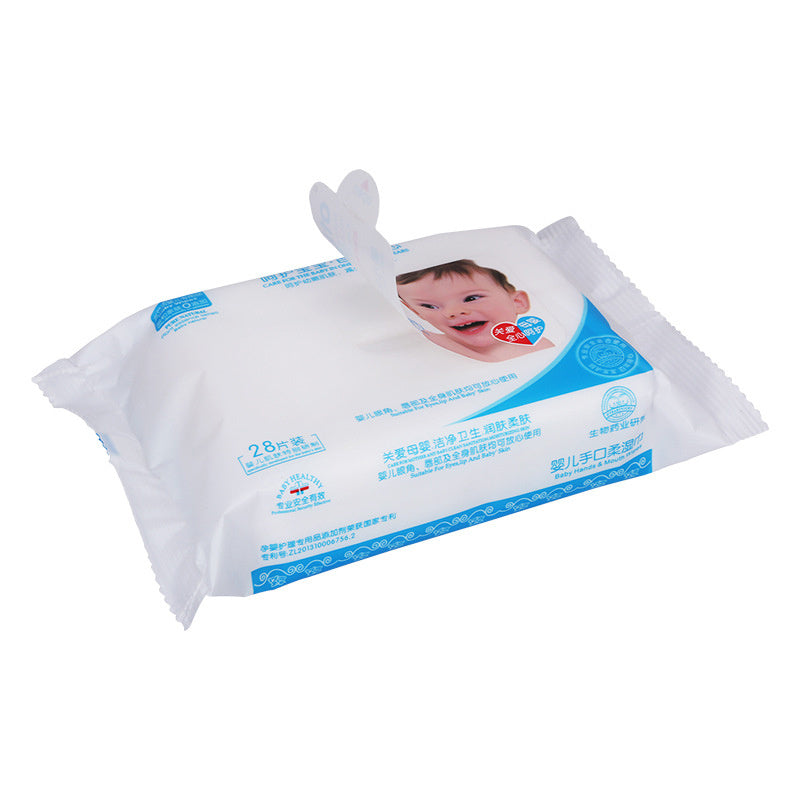 28-Piece Baby Wipes – Soft, Compact, and Perfect for Quick Cleanups