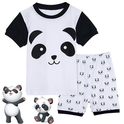 Adorable Panda Summer Pajamas for Kids