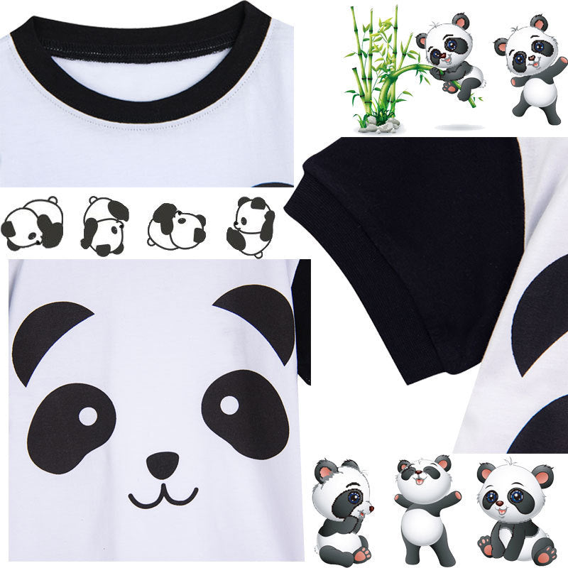 Adorable Panda Summer Pajamas for Kids