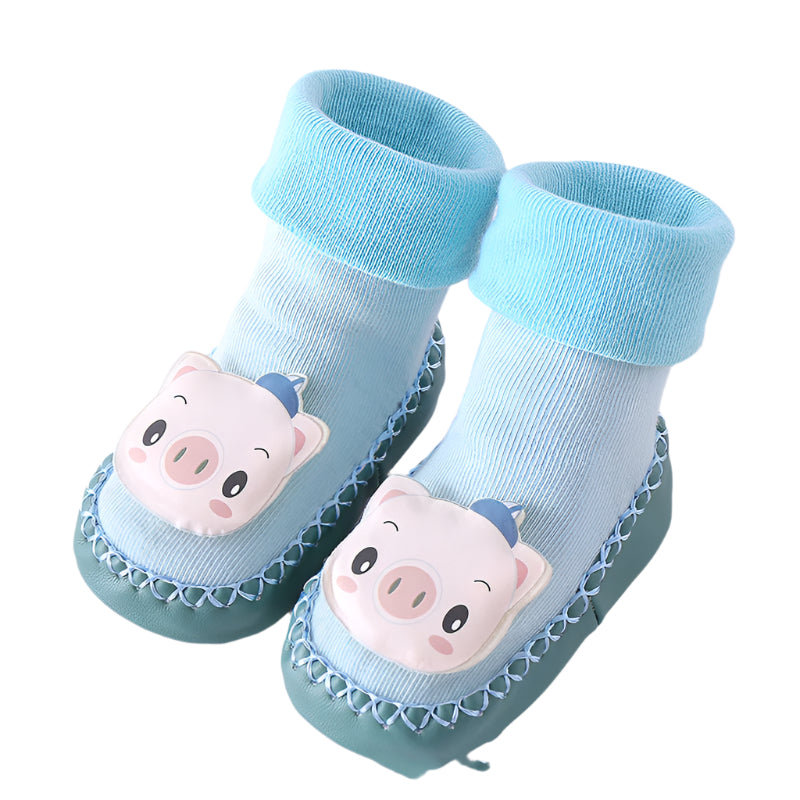 Toddler Indoor Shoes & Cotton Baby Socks – Soft & Cozy for Newborns