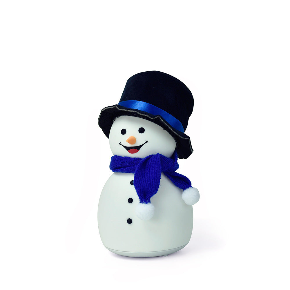 Christmas Snowman Night Light – Rechargeable & Cute Silicone Baby Lamp