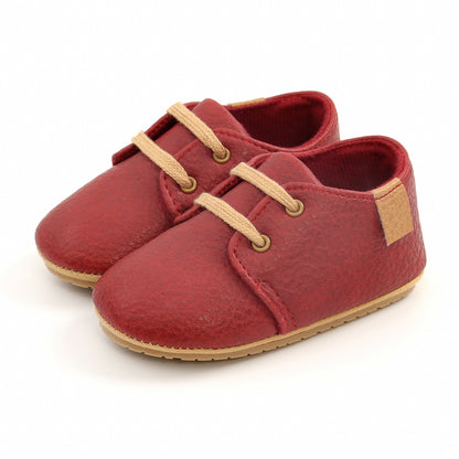 Spring & Autumn Leather Baby Walking Shoes – Soft & Durable for Little Feet