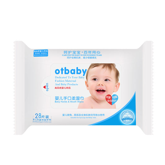 28-Piece Baby Wipes – Soft, Compact, and Perfect for Quick Cleanups