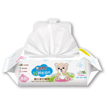 80-Piece Wet Baby Wipes with Lid – Convenient, Gentle, and Ready for Every Cleanup