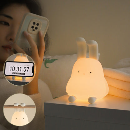 Cute Rabbit Mood Light – Dimmable LED Night Light for Baby & Kids