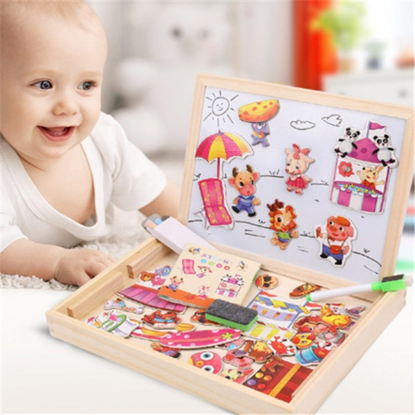 "Wooden Magnetic Puzzle Box – 3D animal and circus learning toy for kids"
"Non-toxic wooden magnetic puzzle – Fun and educational 3D animal toy"
"Wooden 3D animal puzzle box – Magnetic learning toy for toddlers"
"Interactive magnetic puzzle – Circus theme wooden learning toy for children"
"Durable wooden magnetic puzzle box – 3D animal and circus-themed toy for kids"