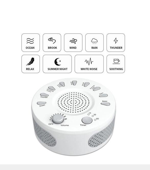 Baby Sound Machine – White Noise, Voice Recording & Auto-Off Timer