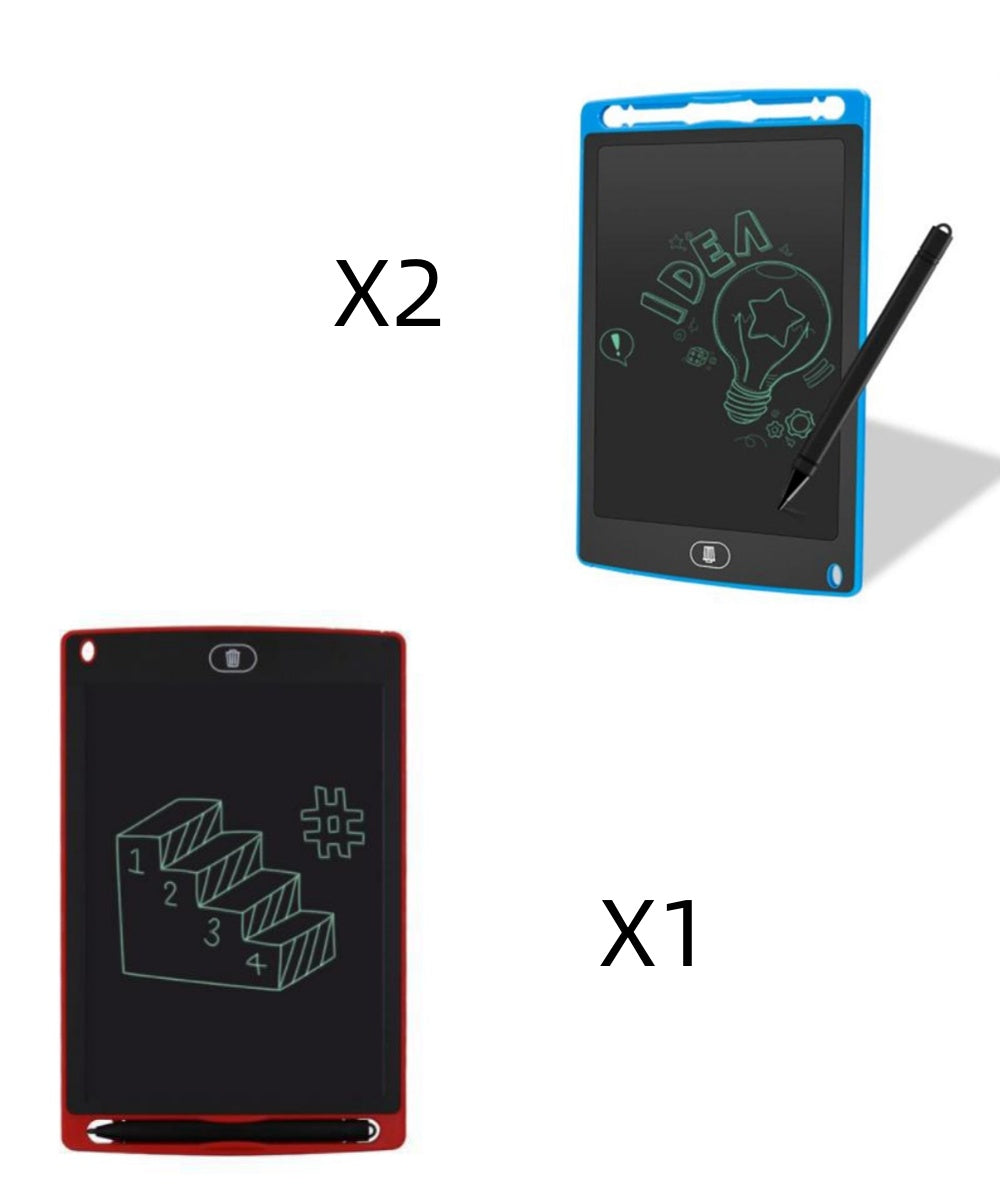 "LCD Writing Tablet – Kids' digital drawing and notepad for creative fun"
"Non-toxic LCD writing tablet – Perfect digital drawing pad for kids"
"Portable LCD writing tablet – Eco-friendly notepad for children's creativity"
"Kids' digital drawing tablet – Ideal for sketching, writing, and doodling"
"Durable and reusable LCD writing tablet – Perfect for kids' art and learning"