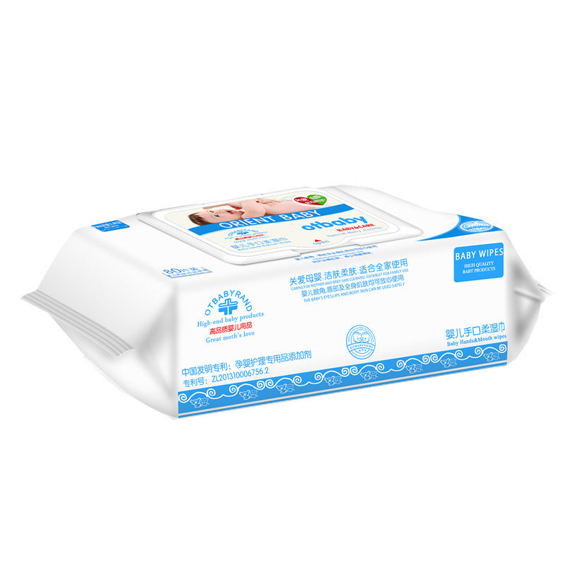 80-Count Baby Wipes with Lid – Convenient and Gentle for Every Change