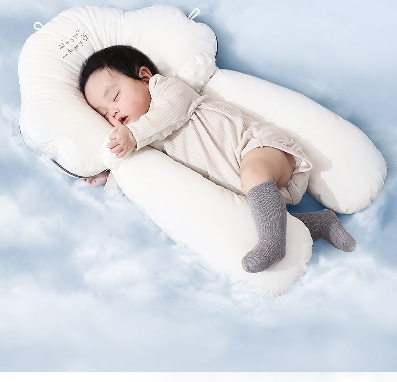 Ergonomic Baby Pillow – Safe & Cozy Sleep Support