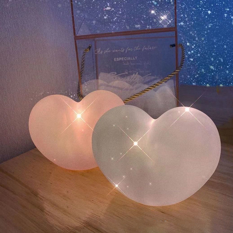 LED Love Heart Night Light – Battery-Powered, Magical Glow for Kids