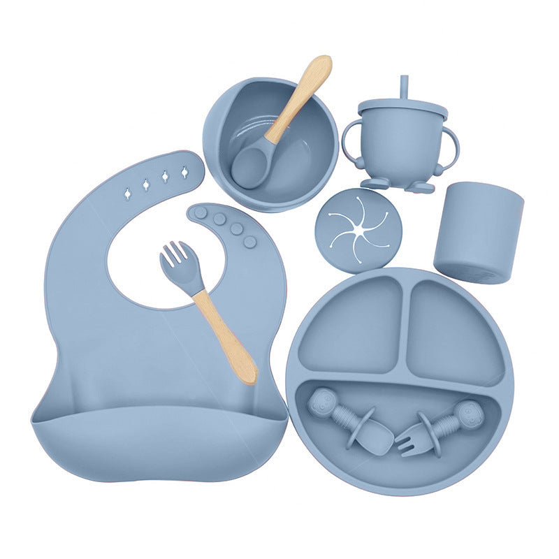 New Baby Silicone Feeding Set – Perfect for Introducing Complementary Foods