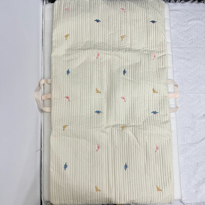 Breathable Cotton Baby Mattress – Soft, Cozy & Embroidered