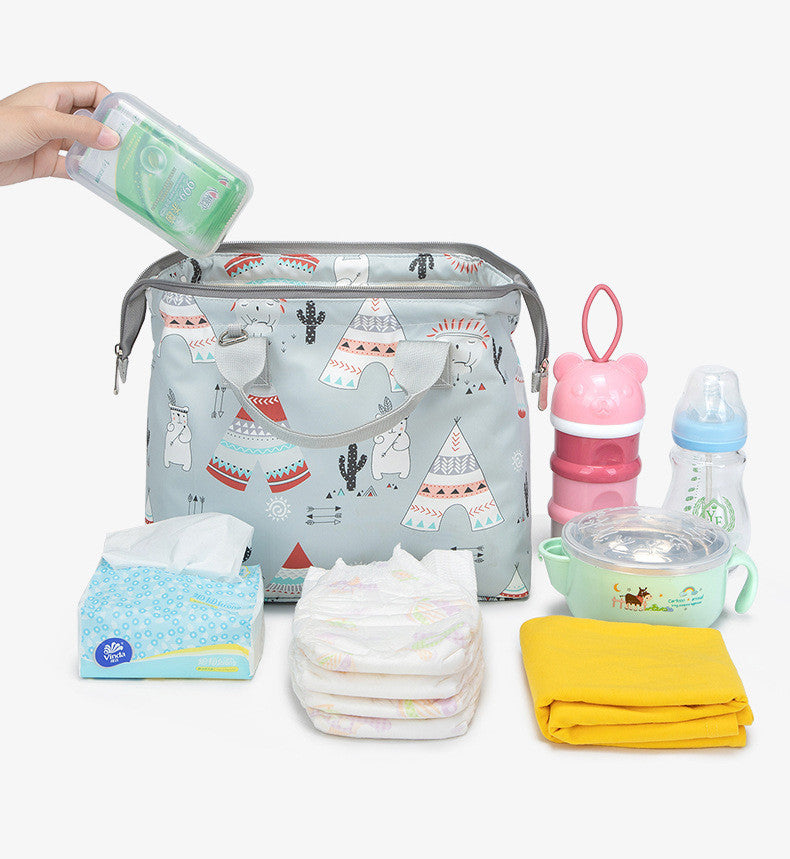 Waterproof Portable Diaper Bag – Baby Storage Organizer