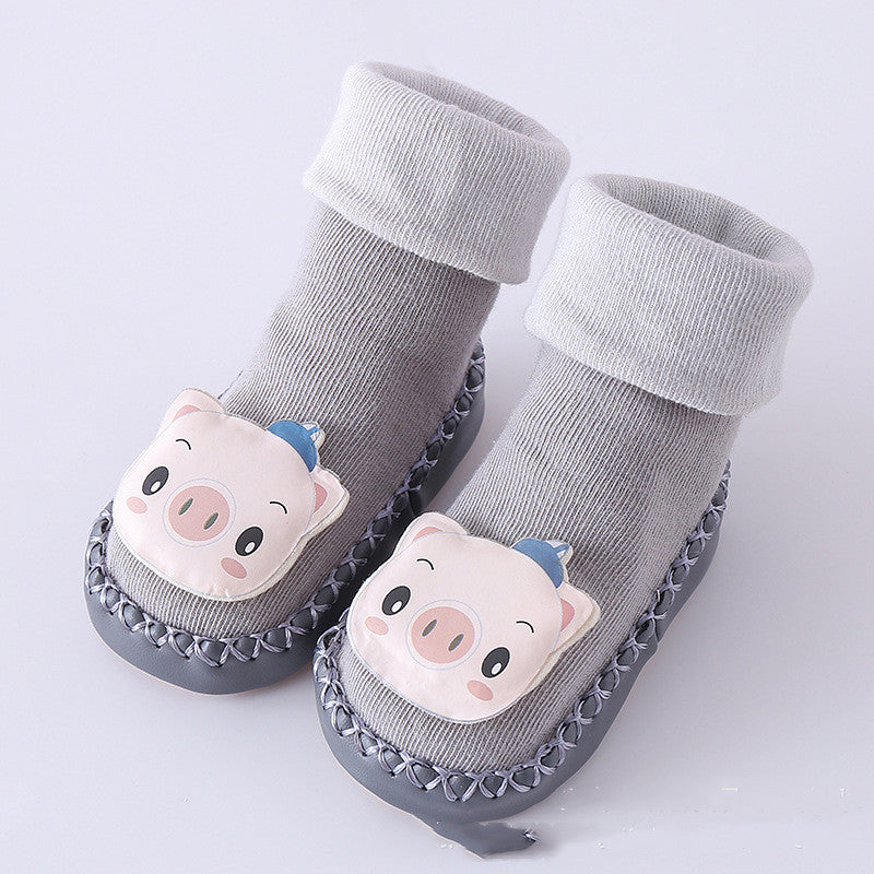 Toddler Indoor Shoes & Cotton Baby Socks – Soft & Cozy for Newborns