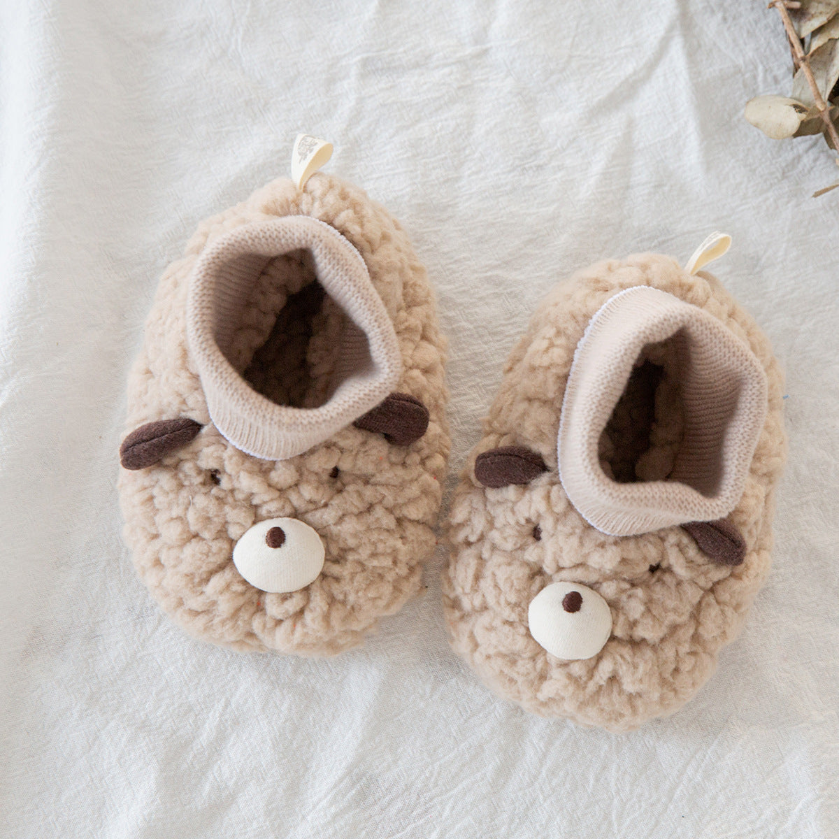 Thick Lamb Wool Baby Shoes & Socks – Soft, Warm, and Cozy for Little Feet