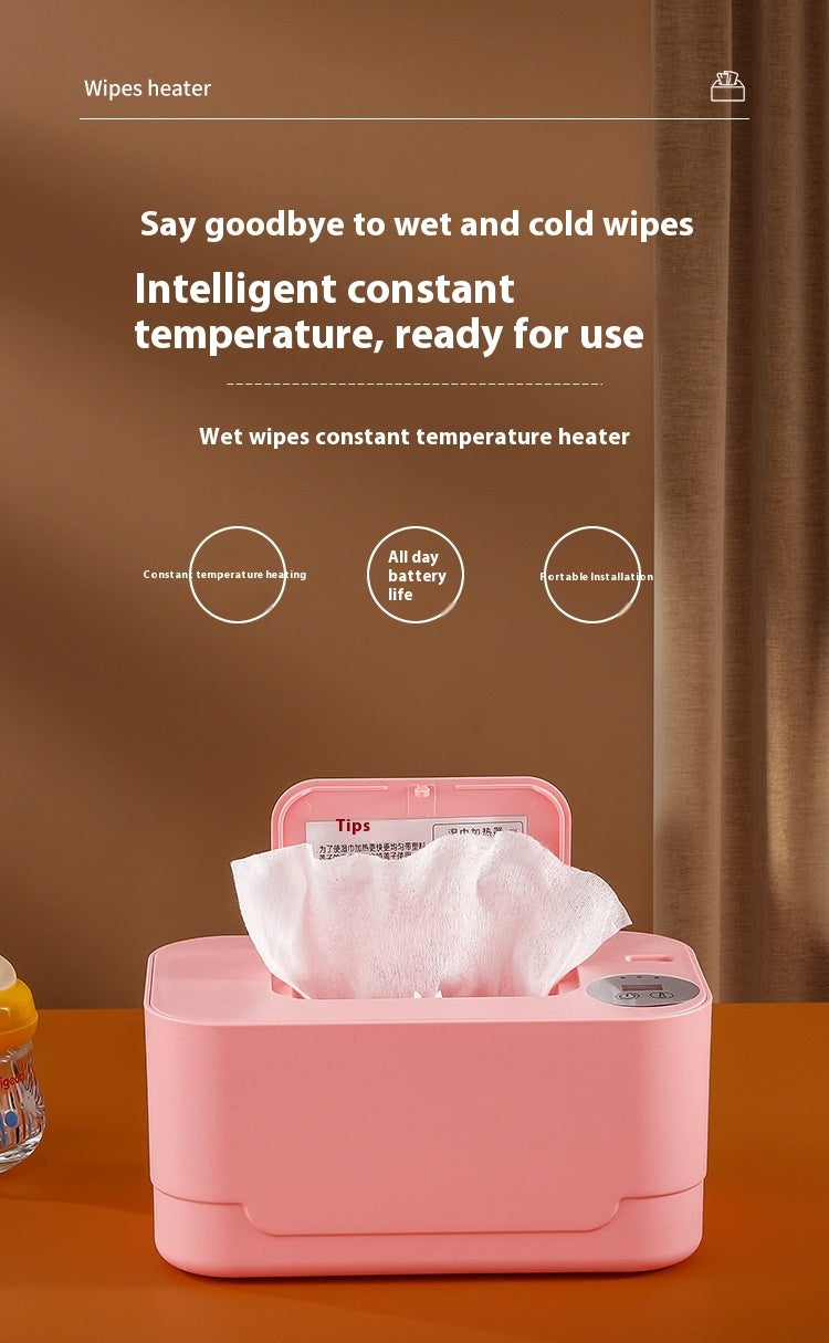 Portable Baby Wipe Warmer – Moisturizing & Constant Temperature